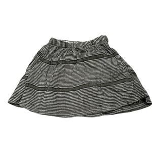 Ace & Jig Linen Blend Tiered Mini Skirt Size Small